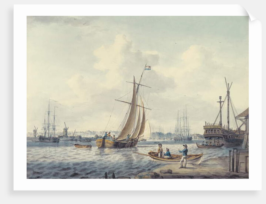 A View of Greenwich and Deptford showing the Royal Naval College and the Royal Dockyard, 1789 by William Anderson