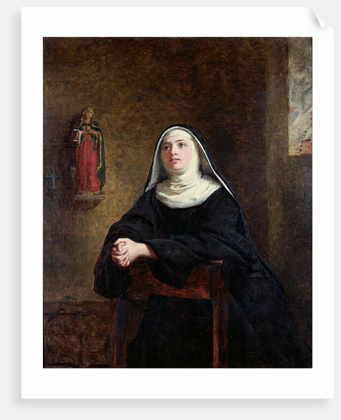 The Novice, 1862 by William Powell Frith