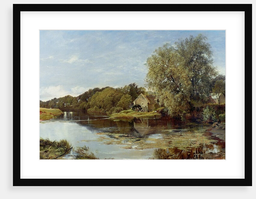 At Milton Mill, on the River Irvine, 1855 by Horatio McCulloch