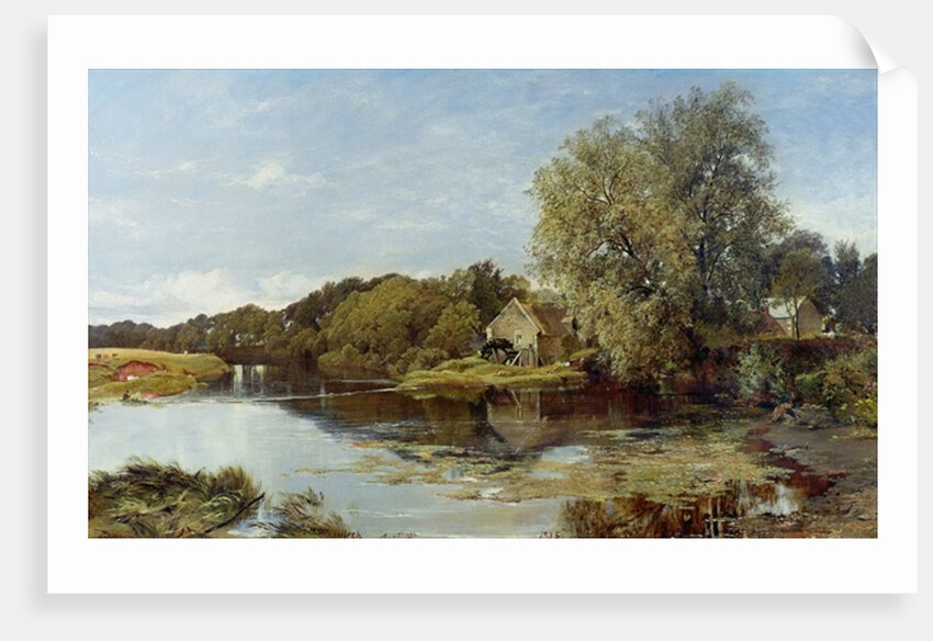 At Milton Mill, on the River Irvine, 1855 by Horatio McCulloch