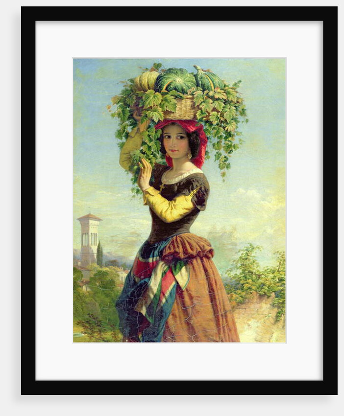 An Italian Fruit Seller by John Adam P. Houston