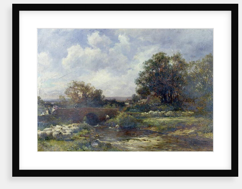 Sheep Washing - West Malvern, 1899 by David Bates