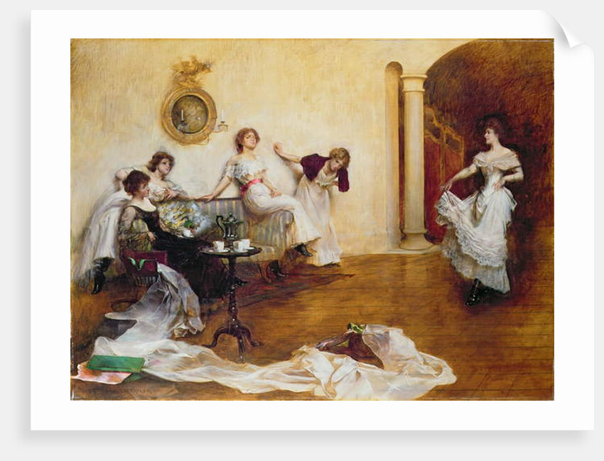 Silks and Satins, 1900 by Albert Chevallier Tayler