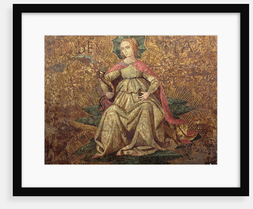 Allegory of Prudence, end panel of a cassone, c.1460-65 by (workshop of) Apollonio di Giovanni