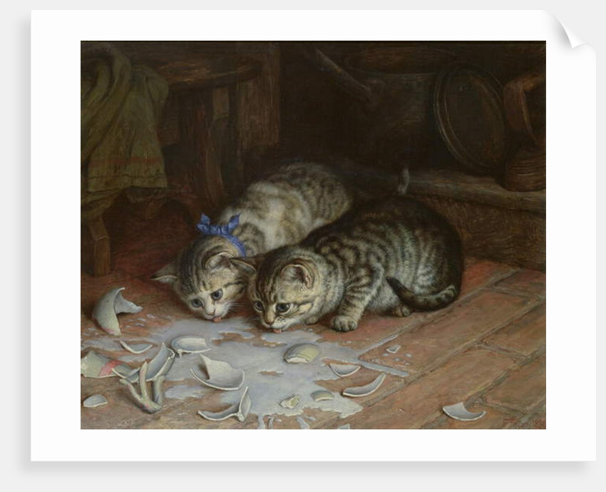 It's no use Crying over Spilt Milk, 1880 by Frank Paton