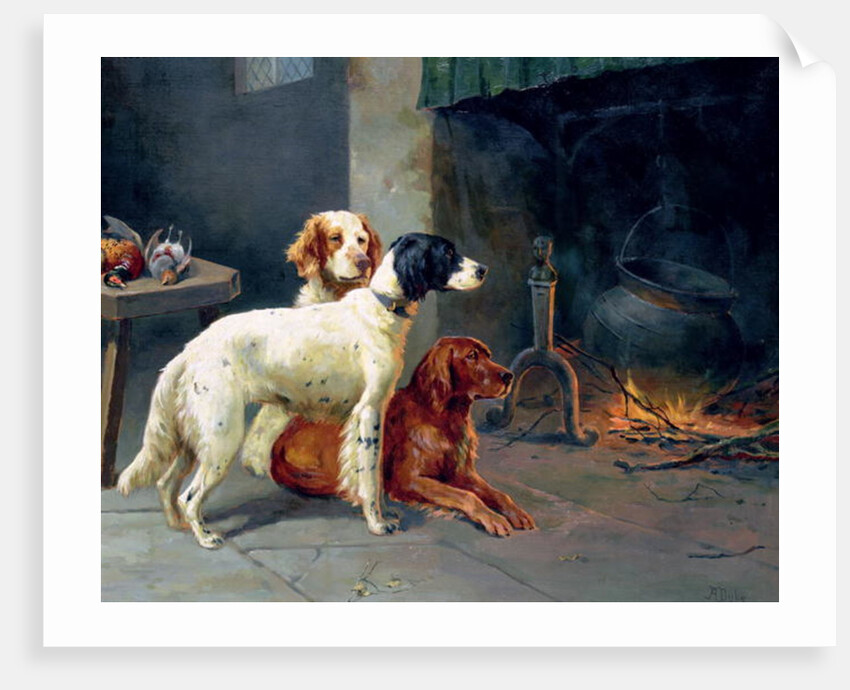 By the Fire by Alfred Duke
