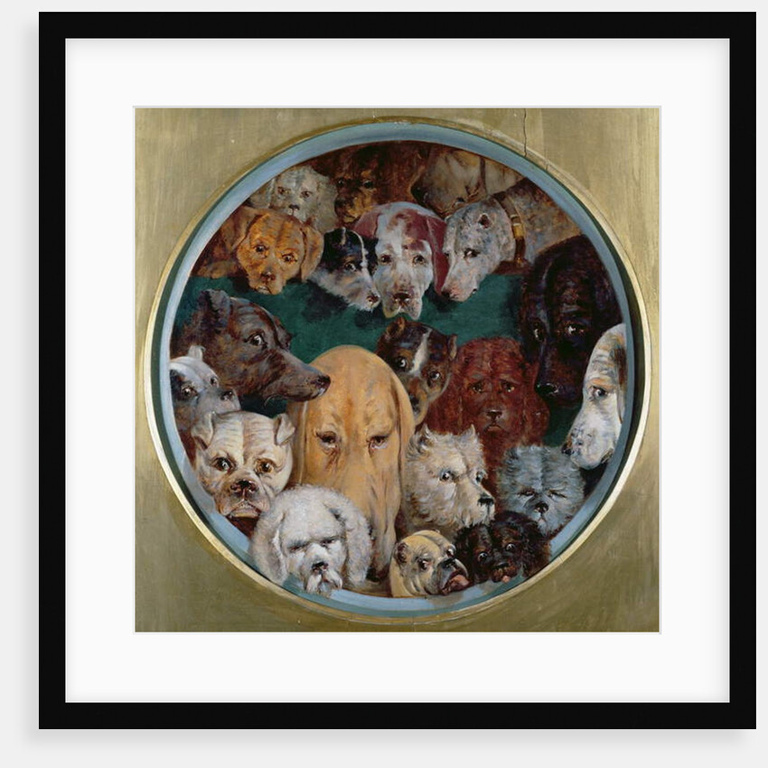 Twenty Dogs, 1865 by Reuben Bussey