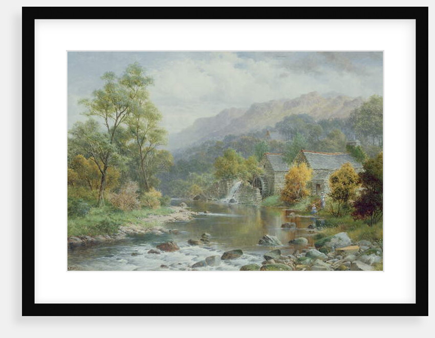 Approaching Autumn on the Arran, Dolgelly by William Henry Mander