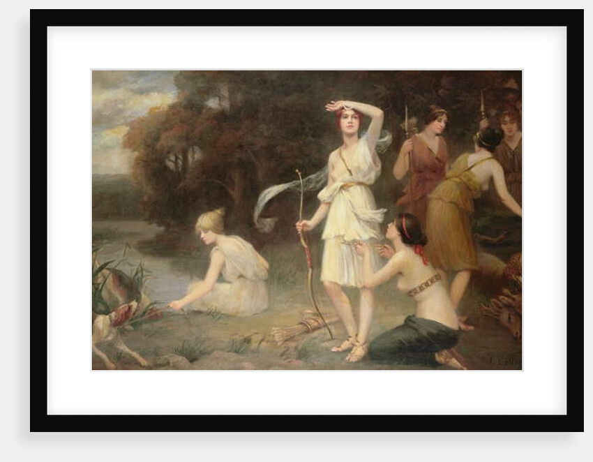 Diana and her Hand Maidens by Fernand Le Quesne