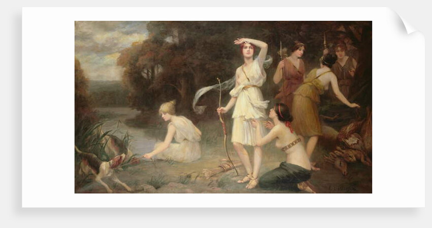 Diana and her Hand Maidens by Fernand Le Quesne