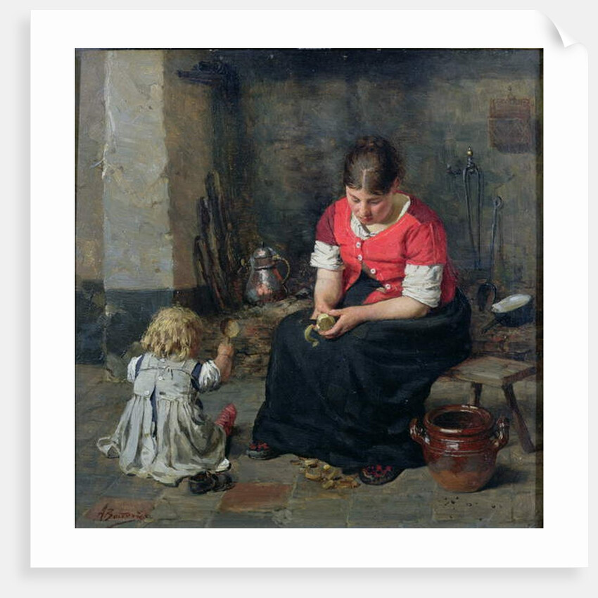 Preparing Vegetables by Alois Boudry