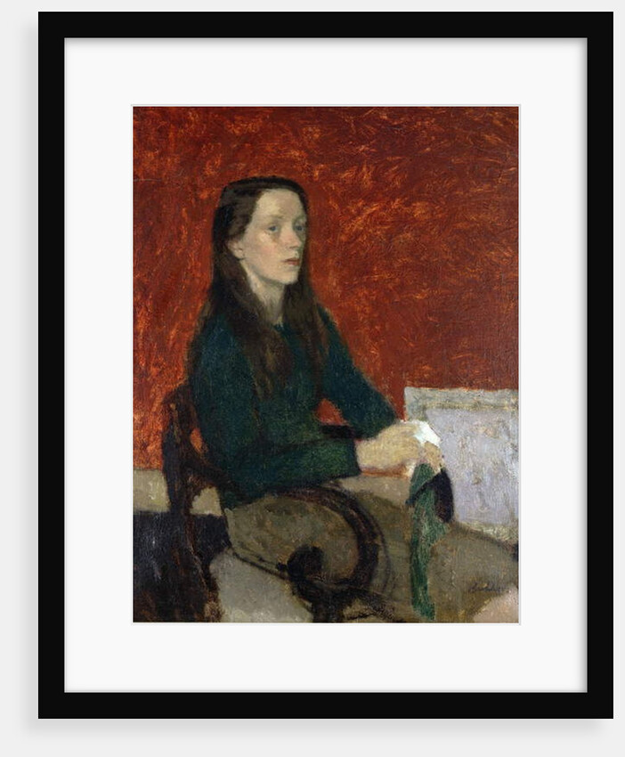 Portrait of a young woman by Robert Buhler