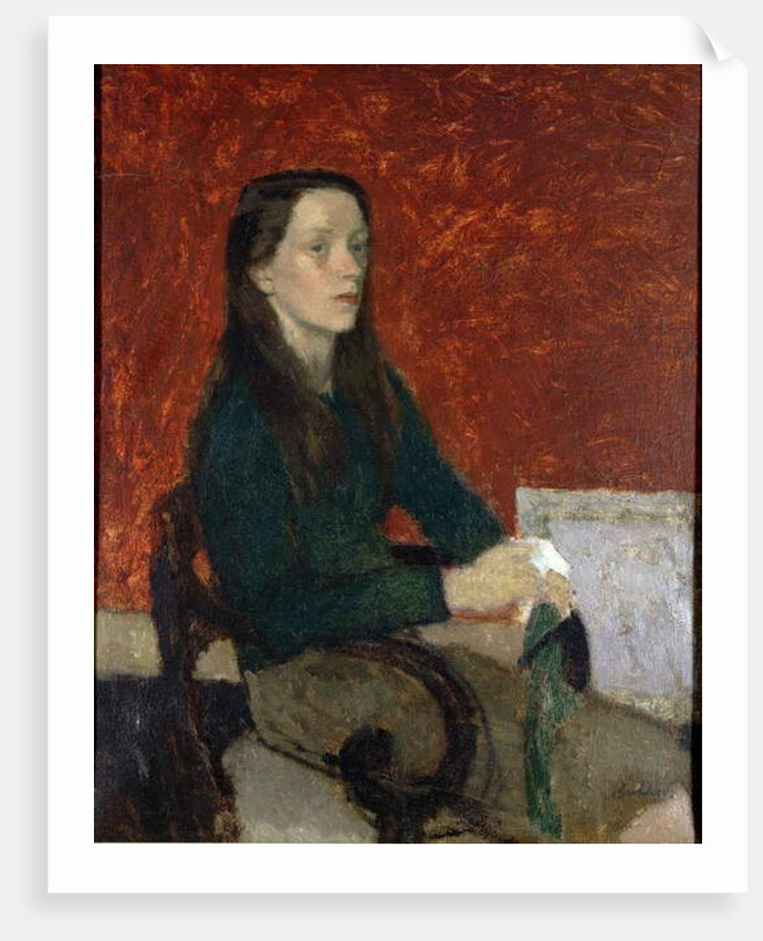 Portrait of a young woman by Robert Buhler