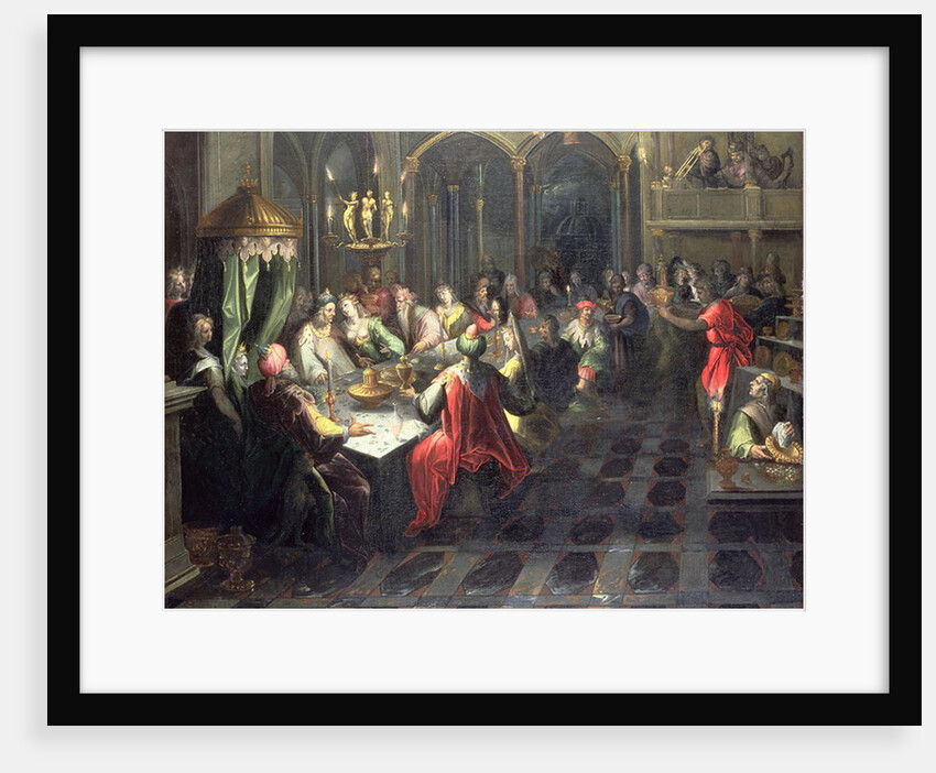 Belshazzar's Feast, c.1600 by Jan Harmensz. Mutter