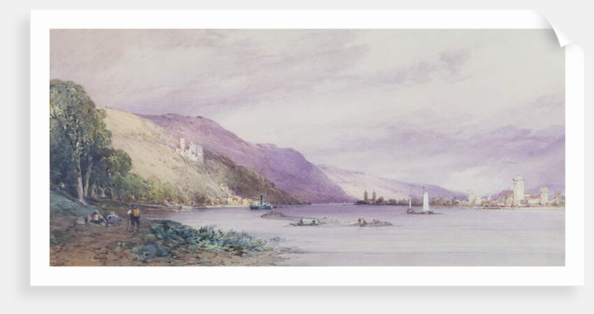 On the Rhine, 1861 by William Callow