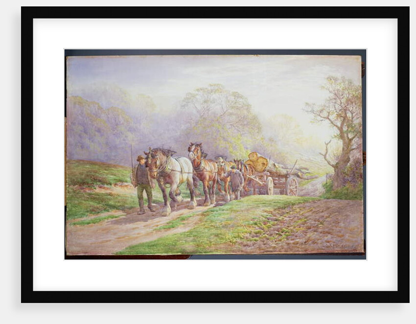 A Logging Team returning Home by Charles James Adams