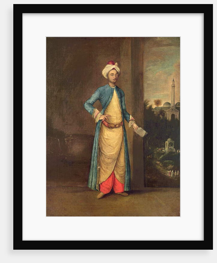 Middle Eastern Court Official in an Interior by French School