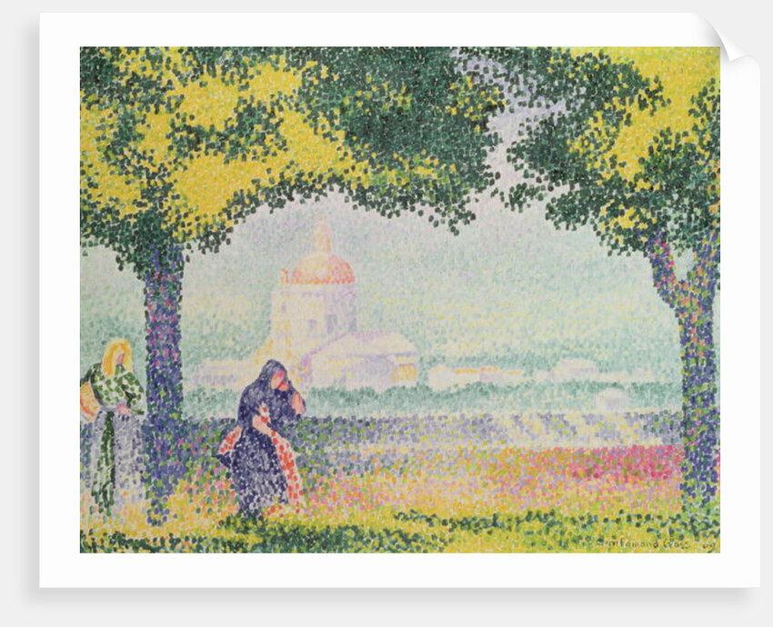 View of the Church of Santa Maria degli Angeli, near Assisi, 1909 by Henri-Edmond Cross