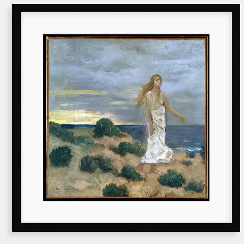 Woman by the Sea, 1887 by Pierre Puvis de Chavannes