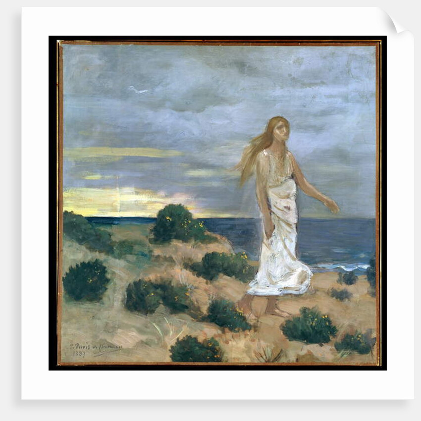Woman by the Sea, 1887 by Pierre Puvis de Chavannes