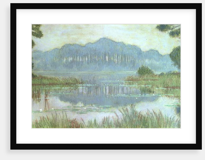 Landscape with Overgrown Pond, c.1900 by Jean Francis Auburtin