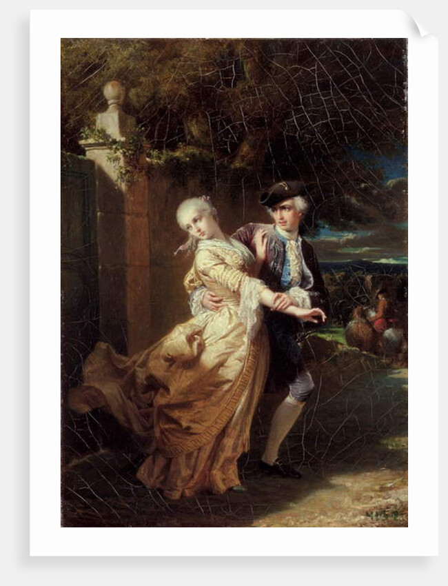 Lovelace's Kidnapping of Clarissa Harlowe, 1867 by Edouard Louis Dubufe