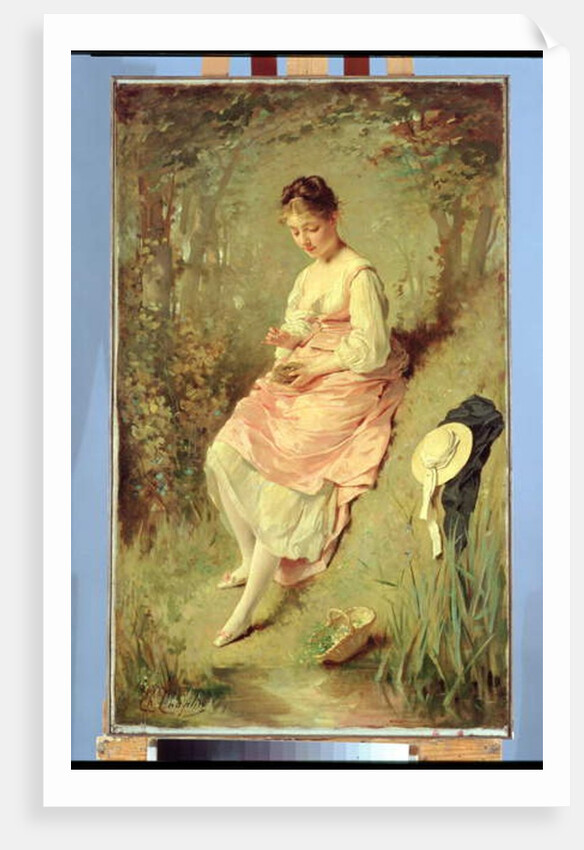 Young Girl with a Nest, late 1860s by Charles Joshua Chaplin