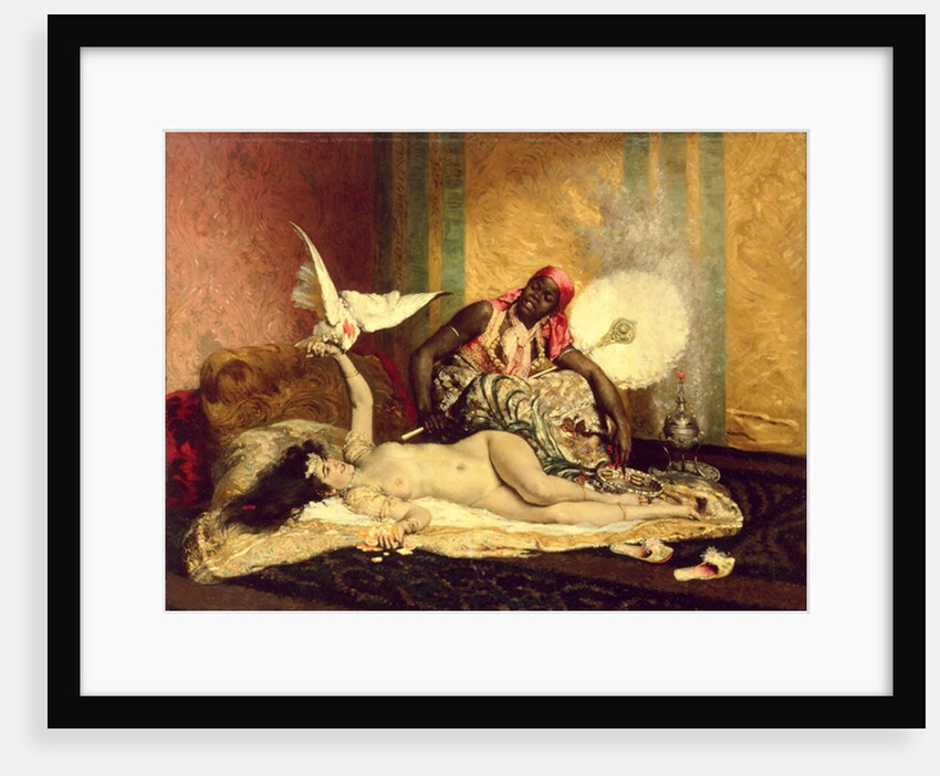 Odalisque, mid-1870s by Ferdinand Roybet