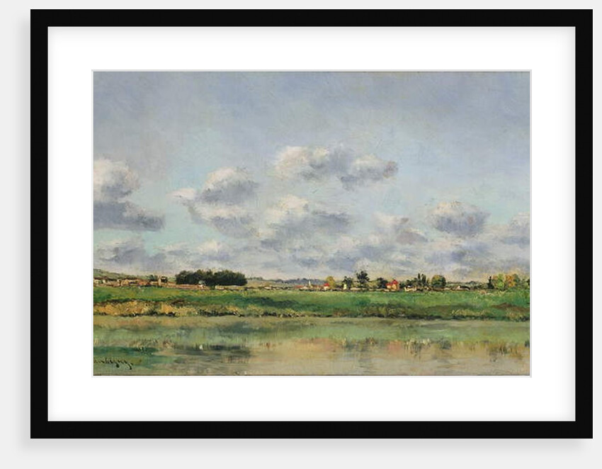 Banks of the Loing, late 1860s by Charles Francois Daubigny