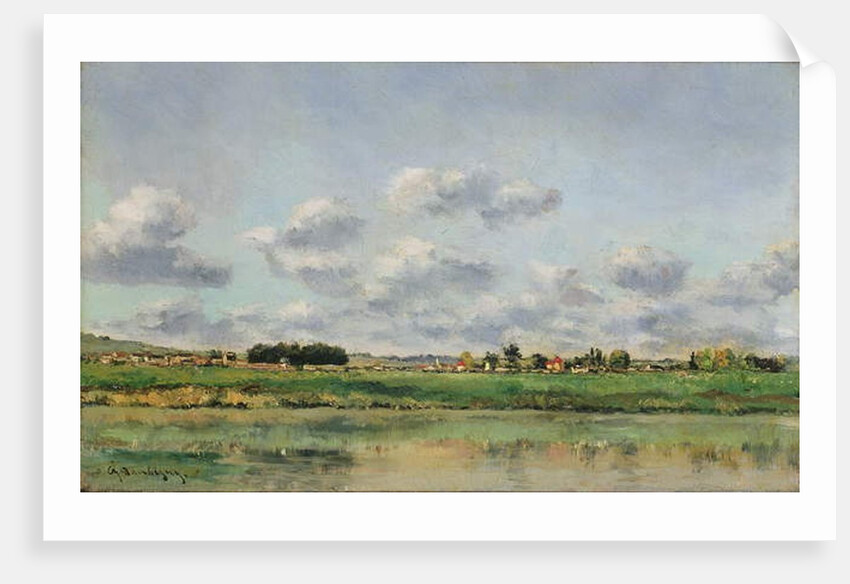 Banks of the Loing, late 1860s by Charles Francois Daubigny