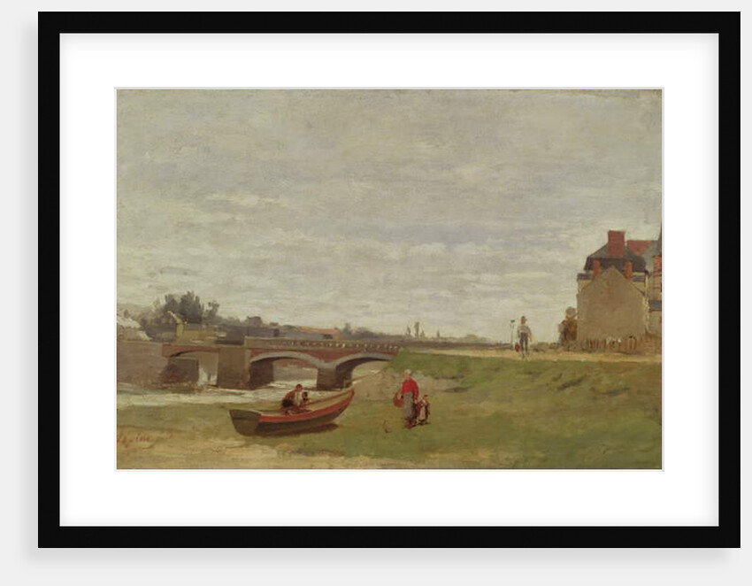 Landscape with a Bridge, early 1870s by Stanislas Victor Edouard Lepine