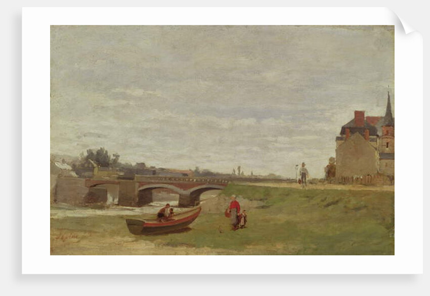 Landscape with a Bridge, early 1870s by Stanislas Victor Edouard Lepine