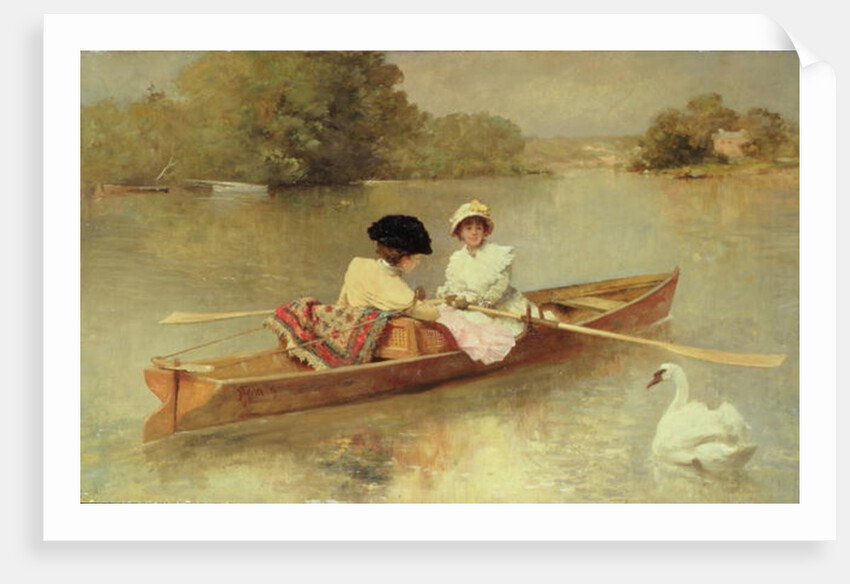 Boating on the Seine, 1875-76 by Ferdinand Heilbuth