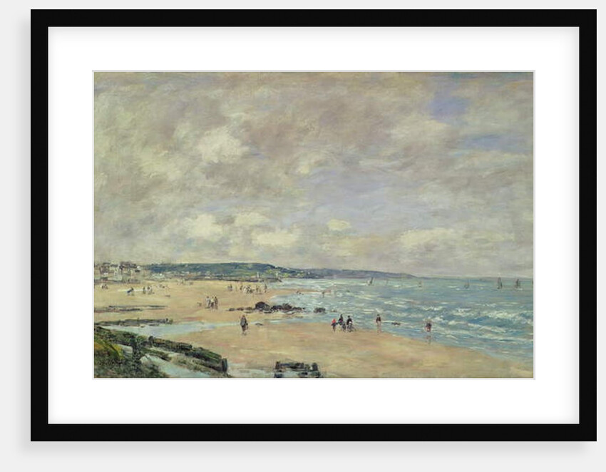 Beach at Trouville, 1893 by Eugene Louis Boudin