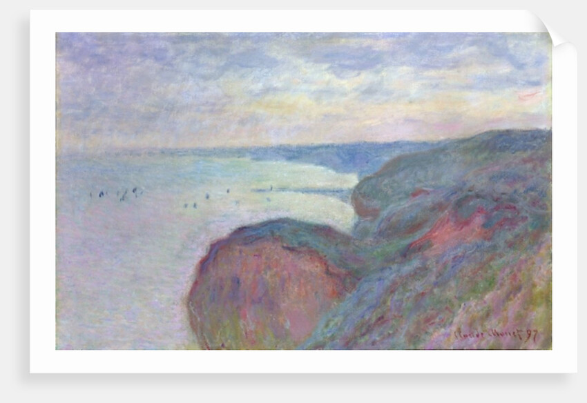 Cliffs near Dieppe, 1897 by Claude Monet