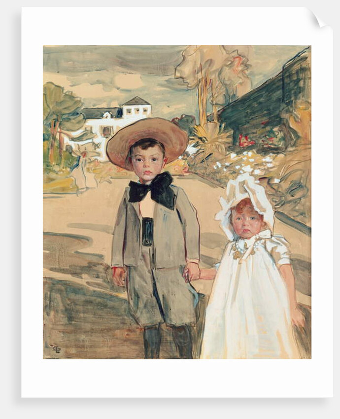 The Artist's Children, c.1895 by Lucien Simon