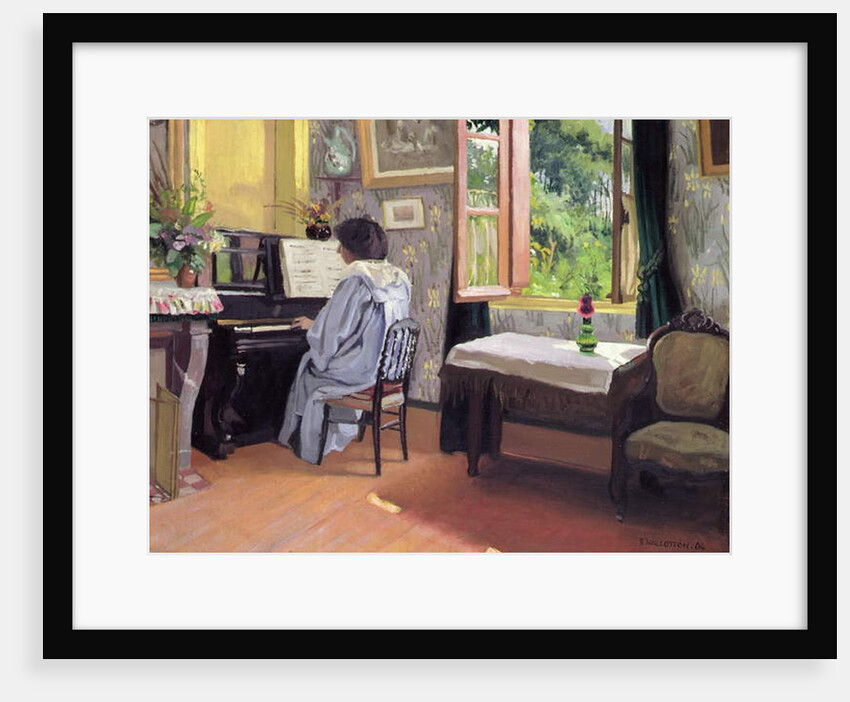 Lady at the Piano, 1904 by Felix Edouard Vallotton