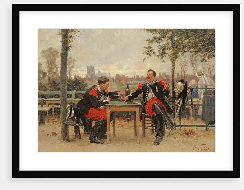 The Commander's Feast, 1875 by Alphonse Marie de Neuville