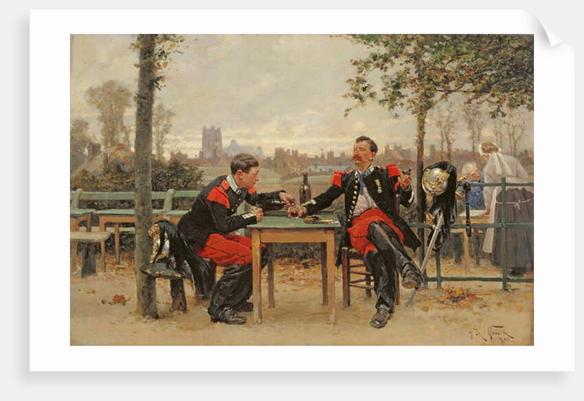 The Commander's Feast, 1875 by Alphonse Marie de Neuville