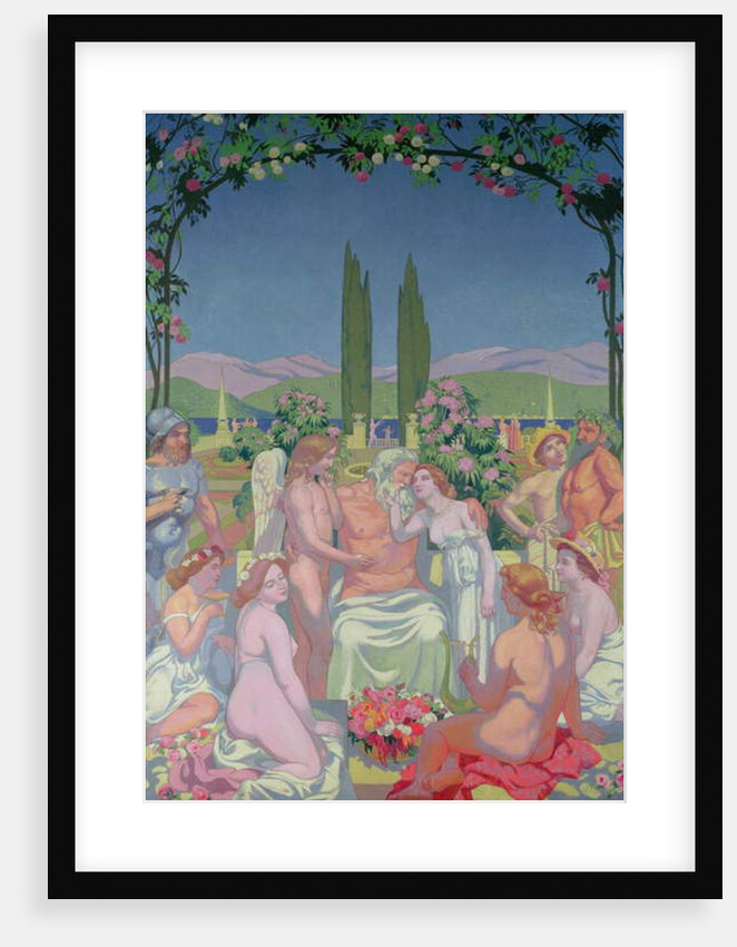 In the Presence of the Gods, Jupiter Grants Immortality to Psyche and Celebrates her Marriage with Cupid, 1908 by Maurice Denis