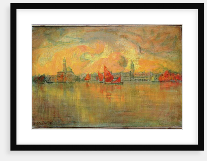 View of Venice from the Sea, 1896 by Charles Cottet