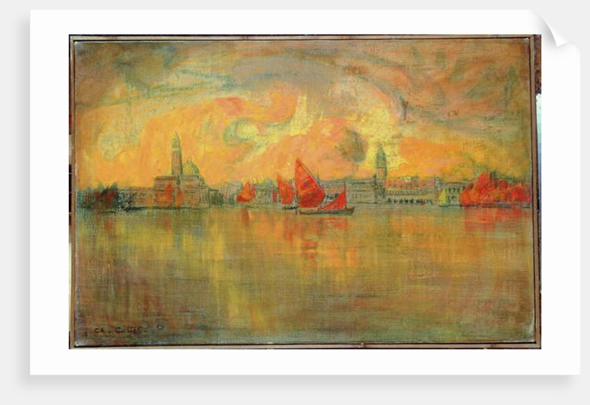View of Venice from the Sea, 1896 by Charles Cottet