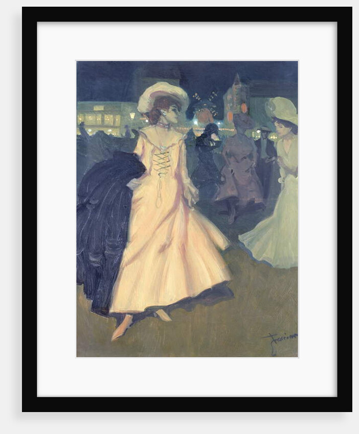 The Exit at the Moulin Rouge, 1901-2 by Antoine Guillaume Minartz