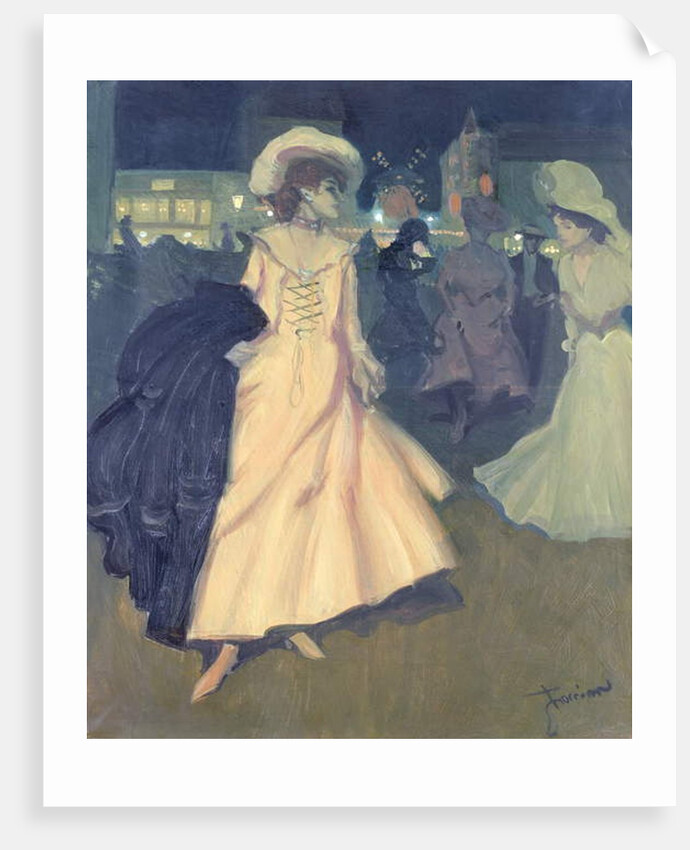 The Exit at the Moulin Rouge, 1901-2 by Antoine Guillaume Minartz