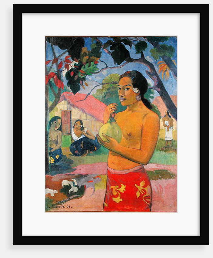 Woman Holding a Fruit; Where are You Going,1893 by Paul Gauguin