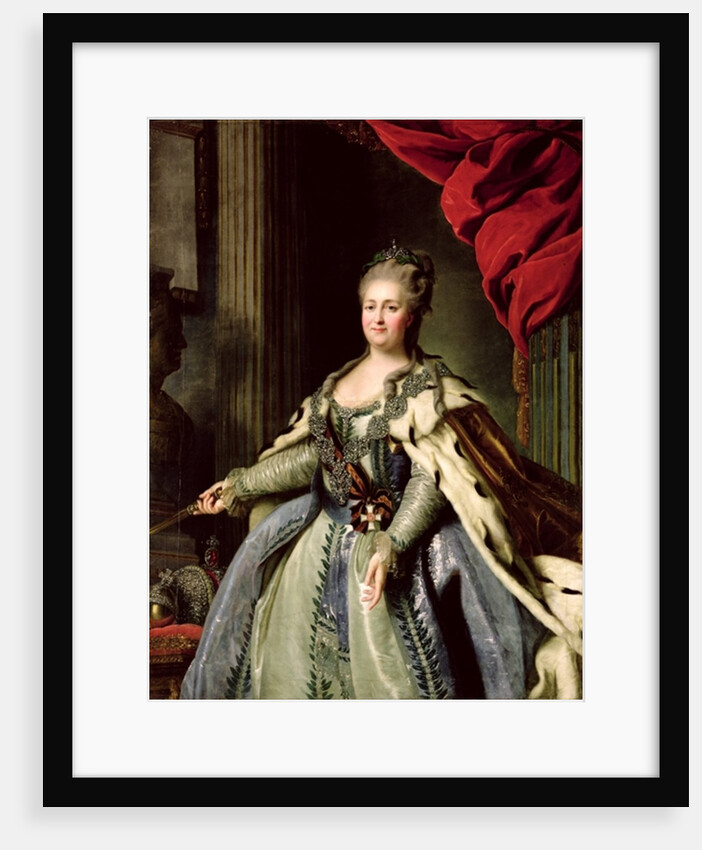 Portrait de Catherine II, vers 1770 by Fedor Stepanovich Rokotov