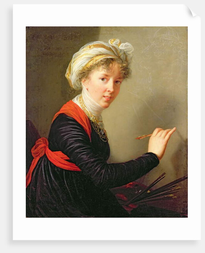 Self portrait, 1800 by Elisabeth Louise Vigee-Lebrun