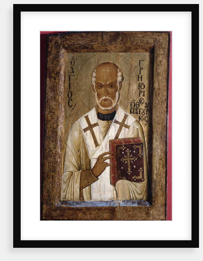 Icon of St. Gregory by Byzantine School