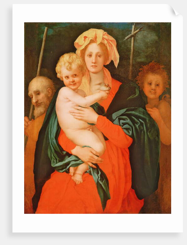 The Virgin and Child with St. Joseph and John the Baptist, 1521-27 by Jacopo Pontormo