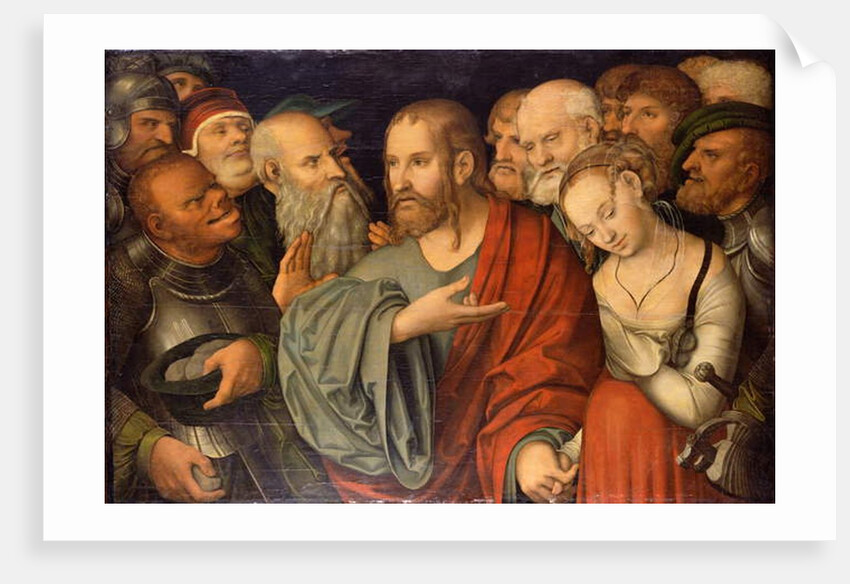 Christ and the Woman taken in Adultery by Lucas the Younger Cranach